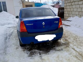 2008 Renault Logan I, синий, 440000 рублей, вид 3