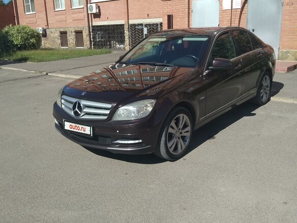 2010 Mercedes-Benz C-Класс 180 BlueEFFICIENCY III (W204), коричневый