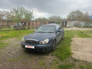 2004 Hyundai Sonata IV (EF) Рестайлинг, синий, 250000 рублей, вид 1