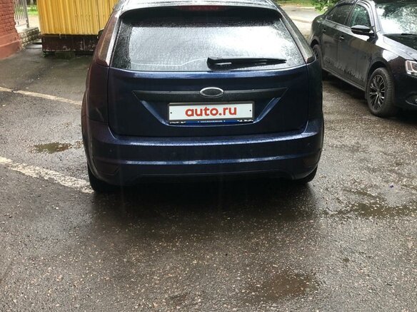2009 Ford Focus II Рестайлинг, синий - вид 2