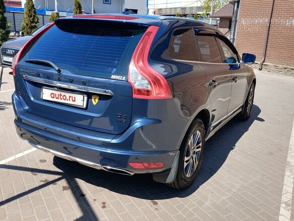 2014 Volvo XC60 I Рестайлинг, синий, 1658000 рублей - вид 2
