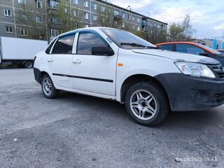 2013 Lada (ВАЗ) Granta I, белый, 170000 рублей, вид 4