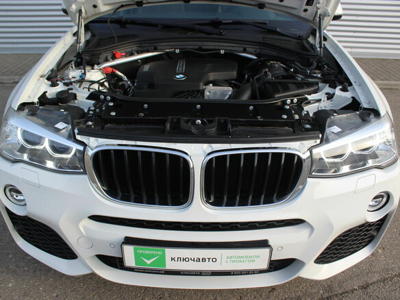 2017 BMW X4 20i I (F26), белый, 3400000 рублей