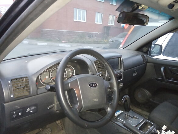 2007 Kia Sorento I Рестайлинг, чёрный - вид 2