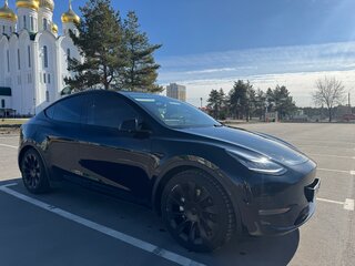 2020 Tesla Model Y Long Range I, чёрный, 3700000 рублей, вид 1