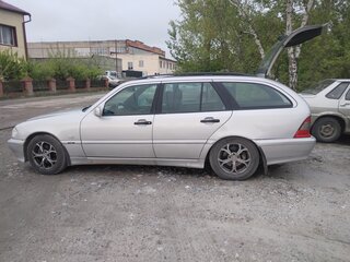 1998 Mercedes-Benz C-Класс 180 I (W202) Рестайлинг, серый, 400000 рублей, вид 3