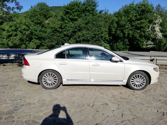2009 Volvo S80 II Рестайлинг, белый - вид 3