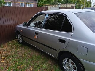 2005 Hyundai Accent ТагАЗ II, серый, 300000 рублей, вид 3