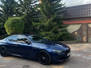 2014 BMW 6 серии Gran Coupe 640d xDrive III (F06/F13/F12), синий, 3700000 рублей, вид 4