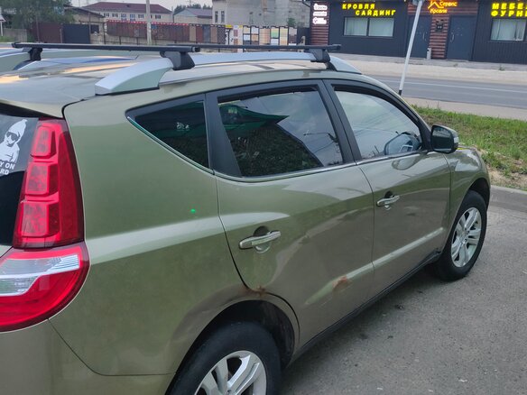 2016 Geely Emgrand X7 I Рестайлинг, зелёный, 730000 рублей - вид 8