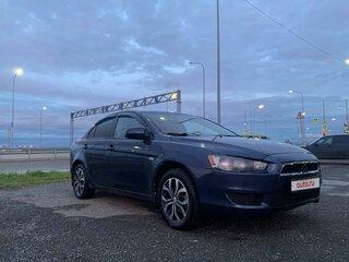 2008 Mitsubishi Lancer X, синий, 650000 рублей, вид 3