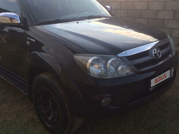 2008 Toyota Fortuner I, чёрный