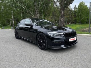 2017 BMW 5 серии 540i xDrive VII (G30/G31/G38), чёрный, 4200000 рублей, вид 5
