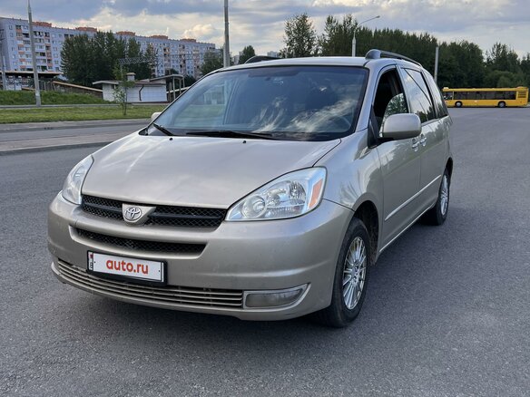2005 Toyota Sienna II Рестайлинг, бежевый, 990000 рублей - вид 2