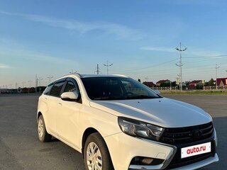 2018 Lada (ВАЗ) Vesta SW I, белый, 900000 рублей, вид 2