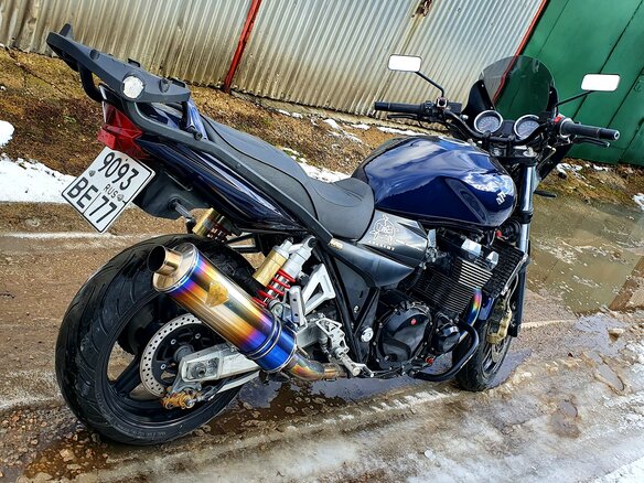 2007 Suzuki GSX 1400, синий - вид 3