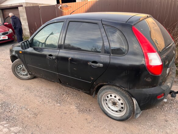 2012 Lada (ВАЗ) Kalina I, синий, 110000 рублей - вид 3