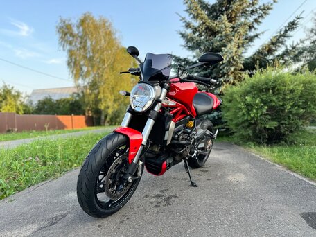 2015 Ducati Monster 1200, красный, 760000 рублей, вид 3