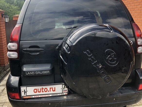2007 Toyota Land Cruiser Prado 4-speed 120 Series Рестайлинг, чёрный, 1940000 рублей - вид 6