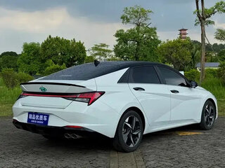 2021 Hyundai Elantra VII (CN7), белый, 1420000 рублей, вид 5