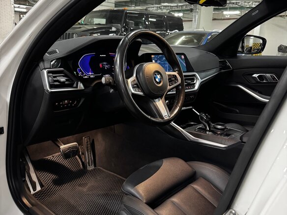 2019 BMW 3 серии 330i VII (G2x), белый, 2800000 рублей - вид 7