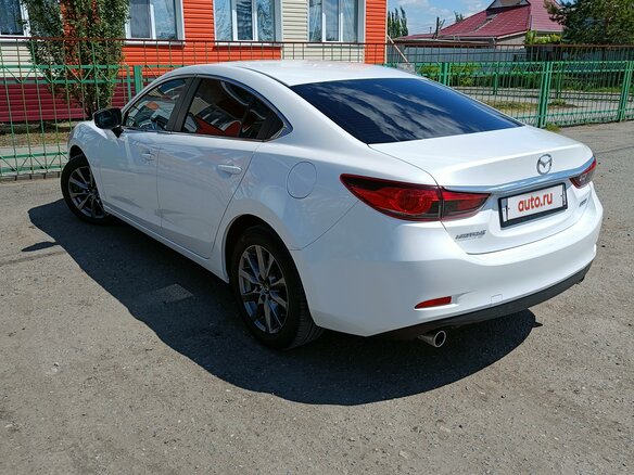 2016 Mazda 6 III (GJ) Рестайлинг, белый, 2075000 рублей - вид 5