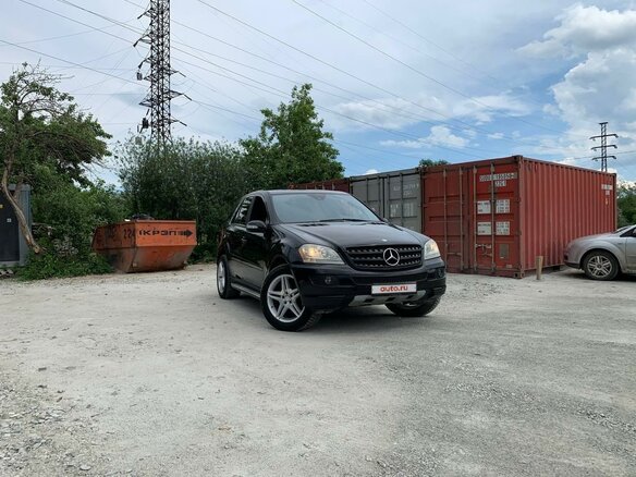 2005 Mercedes-Benz M-Класс 350 II (W164), чёрный, 1175000 рублей