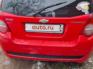 2008 Chevrolet Aveo I Рестайлинг, красный, 380000 рублей, вид 2