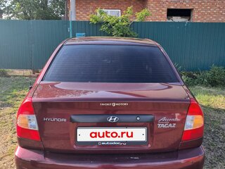2008 Hyundai Accent ТагАЗ II, красный, 380000 рублей, вид 3