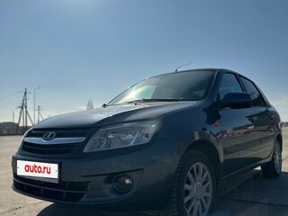 2014 Lada (ВАЗ) Granta I, серый, 450000 рублей, вид 4