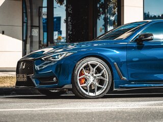 2016 Infiniti Q60 II, синий, 4390000 рублей, вид 3