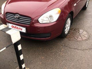 2007 Hyundai Verna II, пурпурный, 650000 рублей, вид 2