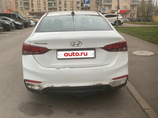 2019 Hyundai Solaris II, белый, 1100000 рублей, вид 3