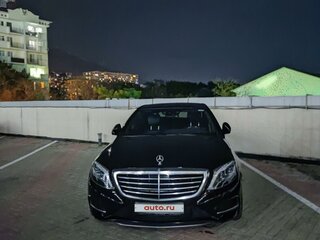 2016 Mercedes-Benz S-Класс 350 CDI BlueTEC VI (W222, C217), чёрный, 3700000 рублей, вид 2