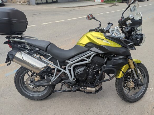2011 Triumph Tiger 800, зелёный, 420000 рублей - вид 9