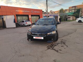 2008 Mitsubishi Lancer X, чёрный, 740000 рублей, вид 2