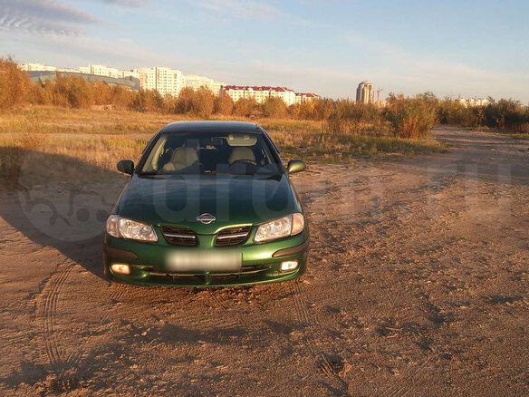 2000 Nissan Almera II (N16), зелёный - вид 1