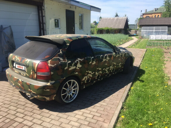 1998 Honda Civic VI, оранжевый - вид 1