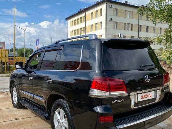 2012 Lexus LX 570 III Рестайлинг, чёрный, 3330000 рублей - вид 3