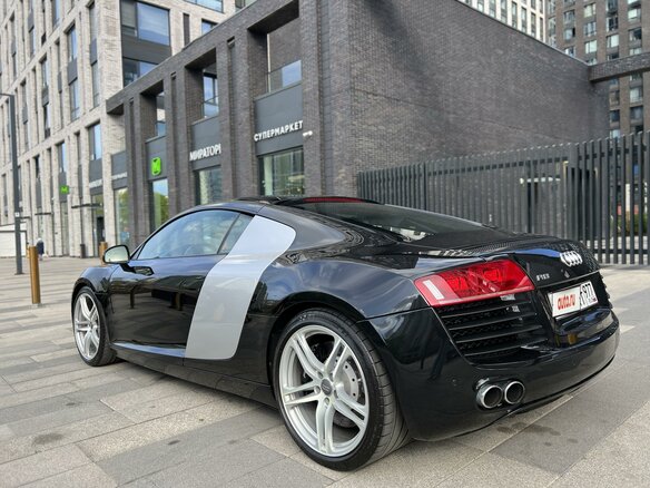 2008 Audi R8 V8 I (Typ 42), чёрный - вид 6