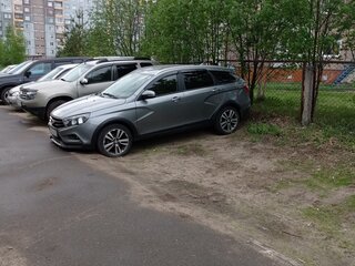 2020 Lada (ВАЗ) Vesta SW Cross I, серый, 1400000 рублей, вид 1