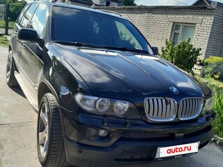 2004 BMW X5 3.0d I (E53) Рестайлинг, чёрный, 1450000 рублей, вид 2
