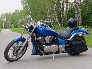 2007 Kawasaki VN900 Vulcan, синий, 520000 рублей, вид 1