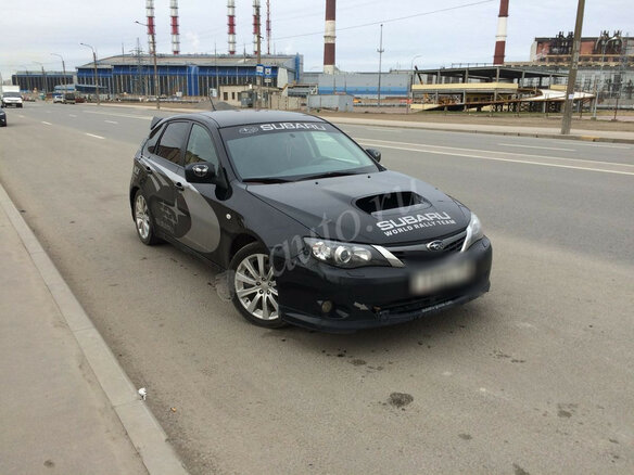 2008 Subaru Impreza WRX III, чёрный - вид 6
