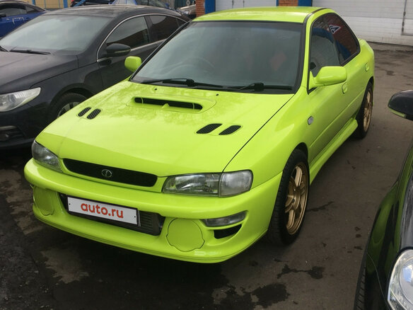 2000 Subaru Impreza WRX STi I, жёлтый - вид 3