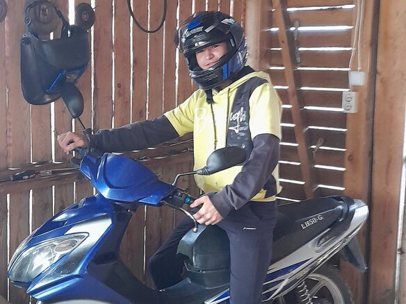 2009 ABM Jazz 125, синий, 45000 рублей