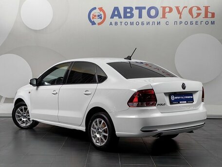 2019 Volkswagen Polo V Рестайлинг, белый, 765000 рублей, вид 2