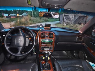 2005 Hyundai Sonata ТагАЗ IV (EF) Рестайлинг, серебристый, 420000 рублей, вид 4