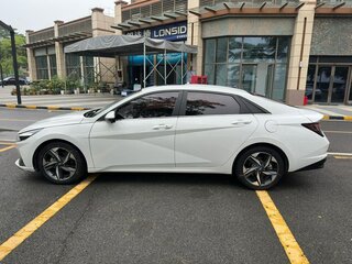 2022 Hyundai Elantra VII (CN7), белый, 1340000 рублей, вид 4