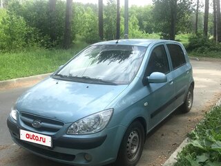 2008 Hyundai Getz I Рестайлинг, голубой, 400000 рублей, вид 1